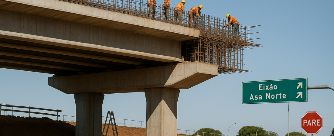 7 Atualizações: Obras no viaduto da Asa Norte devem ser entr