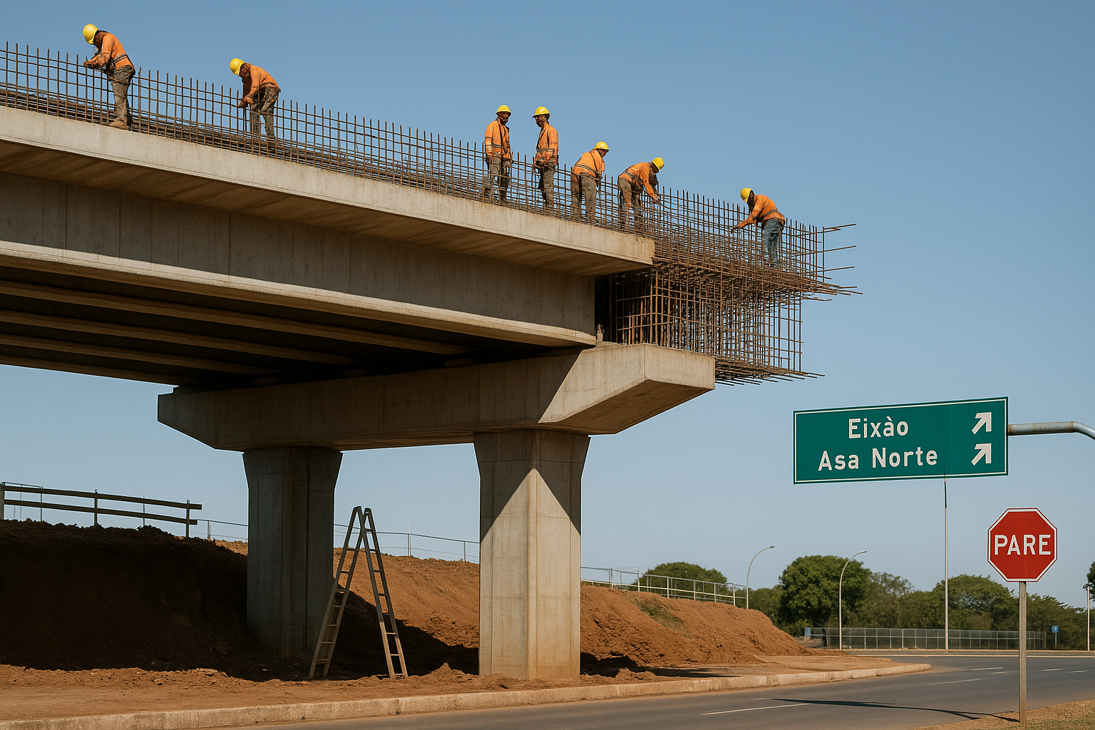 7 Atualizações: Obras no viaduto da Asa Norte devem ser entr